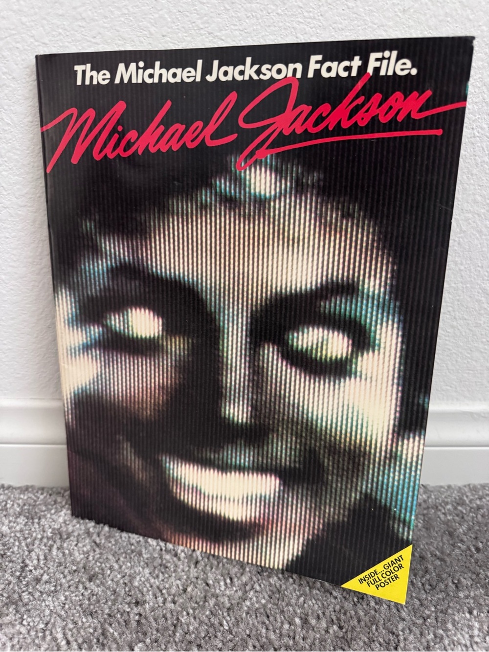 Michael Jackson Fact File Book 1984 - no poster